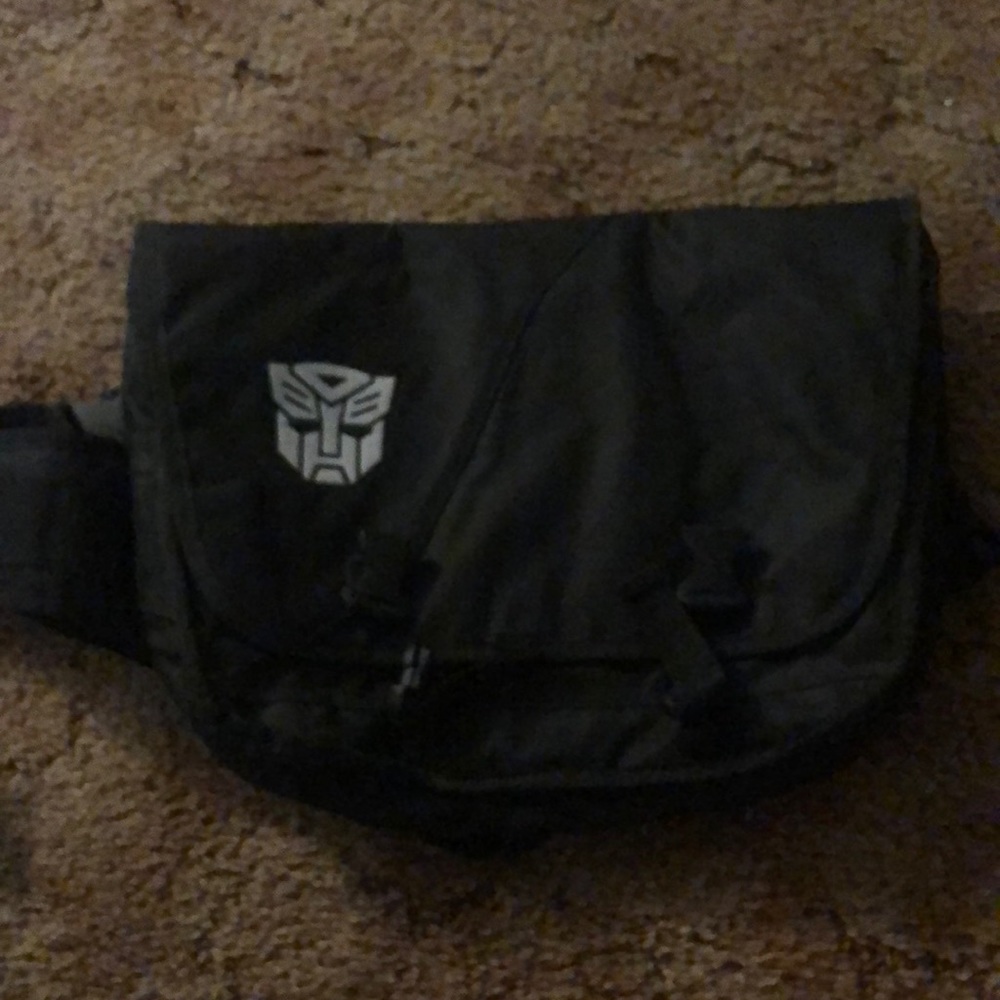 Loot crate transformers messenger bag